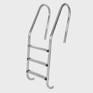 游泳池扶梯加厚踏板304不锈钢单面扶手爬梯SF美人鱼温泉水下扶梯