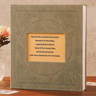 6寸5家庭1000张相册本大容量寸影集纪念册插页式情侣照片收纳新款