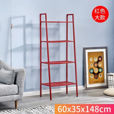欧式置物架梯形卧室铁艺收纳架厨房储物架阳台多层客厅书架落地架