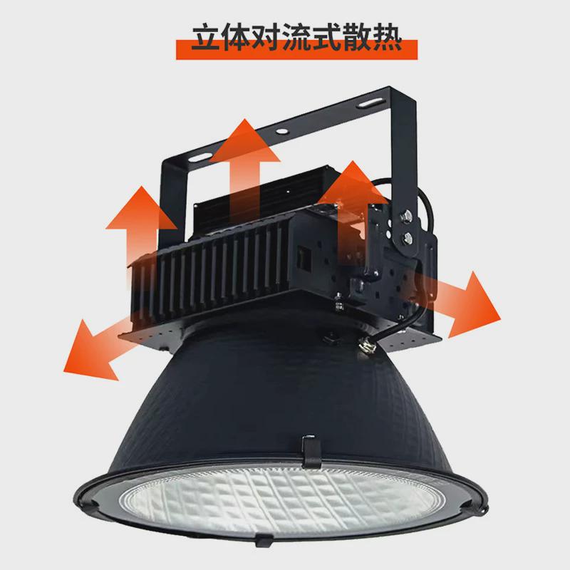 led投光灯400W户外码头防水高杆灯1500W广场球场塔吊户外大灯