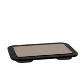 饰盘摆件餐厅软装 简约现代创意托盘 木质几何皮革样板房酒店装