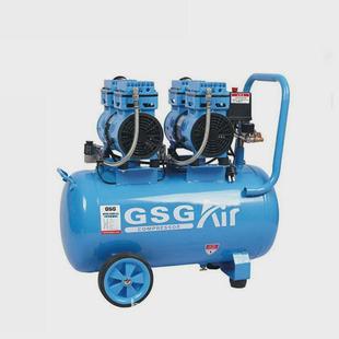 压缩机 厂家供应便携无油打气机750W50L微型空压机活塞式