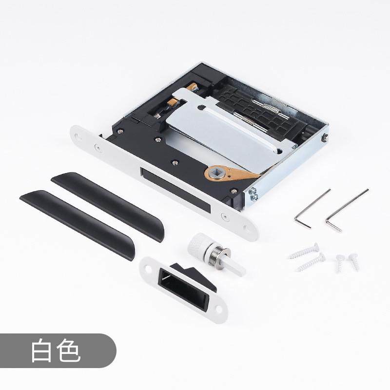 隐形门锁卧室磁吸静音平面锁室内简约家用极简锁卫生间隐藏式锁芯