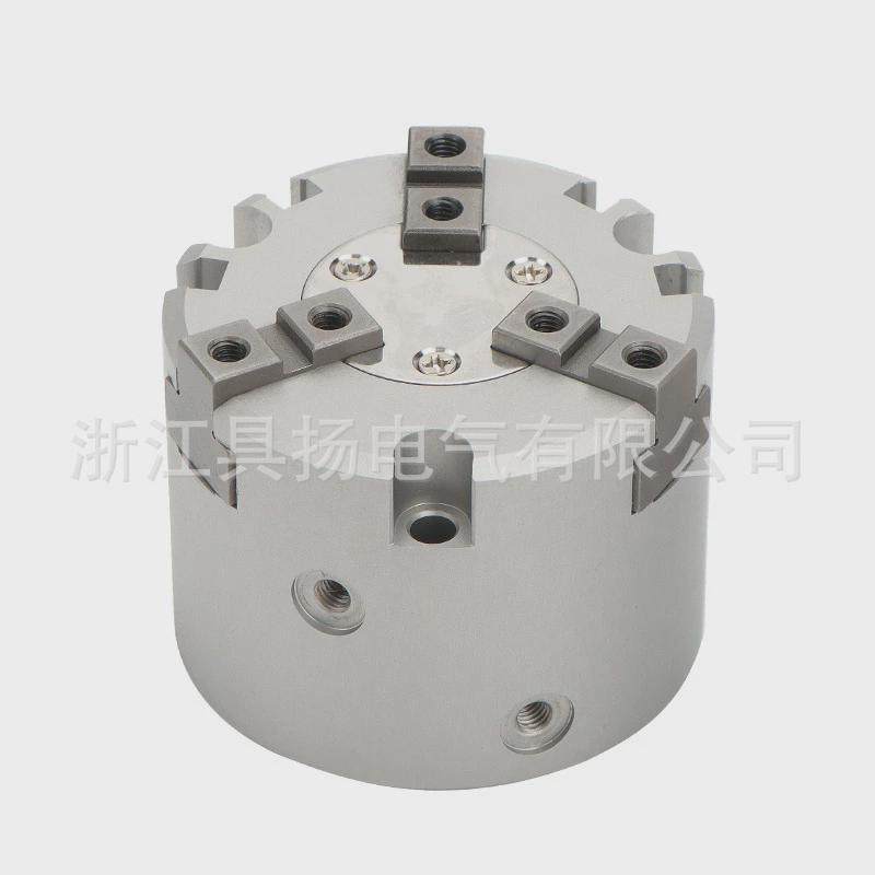 mhs2/3/4气动卡盘夹气缸mhs4-16-20-25-50d二/三/四爪手指机械手