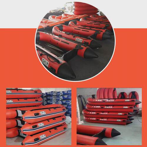 源头冲锋艇直供防汛应急橡皮艇加厚耐磨冲锋舟现货铝合金底厂家