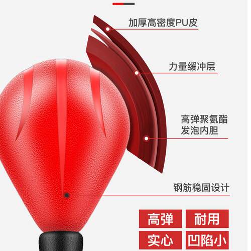 武侠风球不倒翁沙袋高速拳击速度球反应靶成人健身器材