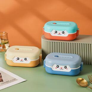 饭盒保温盒水果盒便当盒上班族三明治包装盒轻食餐盒分格学生便携
