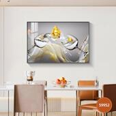 餐厅装 饰 饰画北欧酒杯挂画客厅入户玄关几何抽象背景墙壁画酒店装