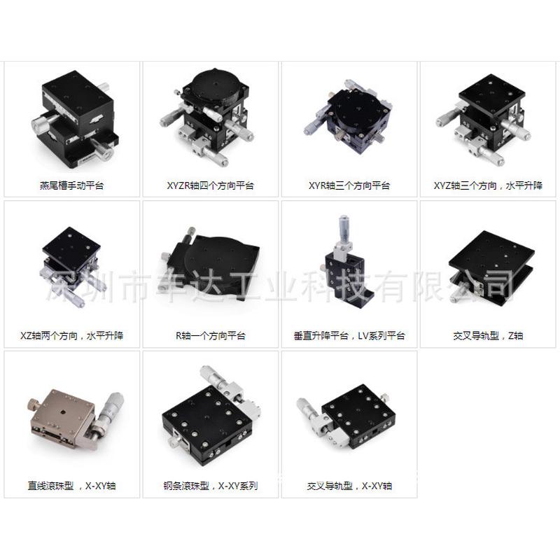 旋转滑台高精度/旋转/进给丝杠式/磨合安装型RPGE25