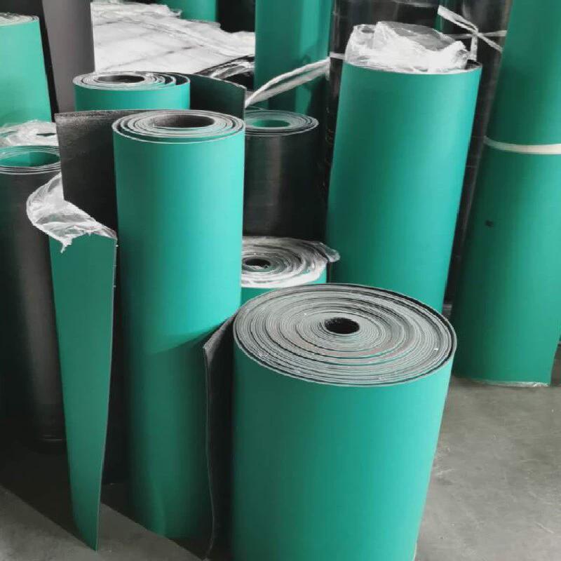 pvc无味防静电台垫绿色环保软桌垫1.5宽防静电胶垫配电房耐用地垫