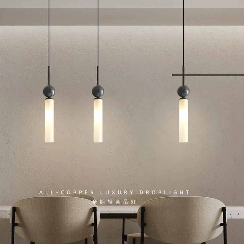 热销卧室床头吊灯主卧现代简约高级感意式高端极简吧台小吊灯2023