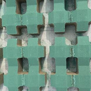 植草砖大量现货停车场路面砖八字砖草坪砖混凝土种草砖植草砖