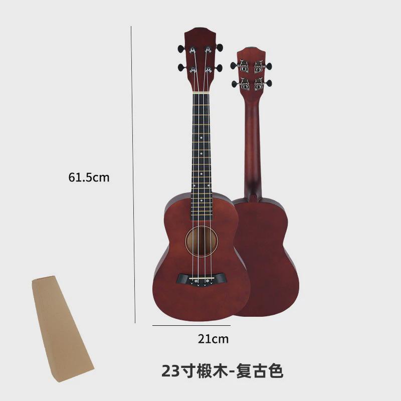 跨境23寸初学者入门练习琴尤克里里四弦琴ukulele小吉他木质工厂