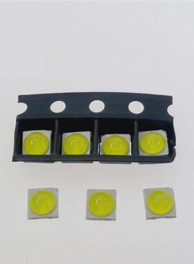 厂家直销led贴片灯珠3030球头1W白光0.5W凸头带透镜暖白透镜车灯