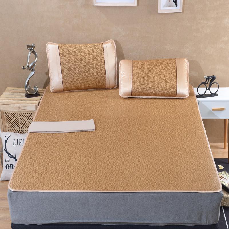 ALI6藤席定做1.2米双面1.8折叠1.1学生凉席0.9/1.3/1.4/1.5/1.6/