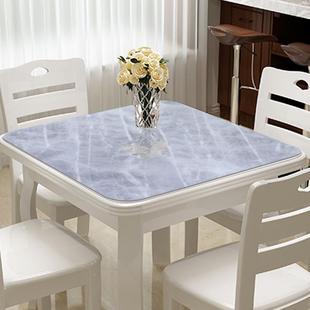 9WOR八仙桌方桌方形茶几餐桌垫桌布防水防油免洗防烫pvc软玻璃水