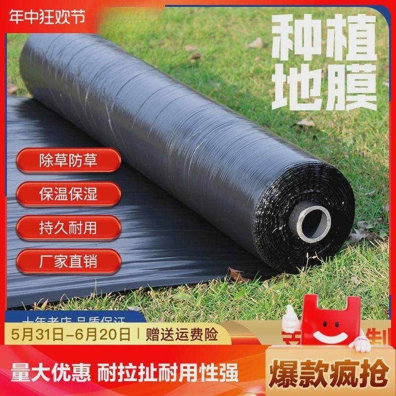 农用加厚料保温保湿黑色地膜种植除草防虫膜新大棚草莓专用膜1米,五金/工具,电力集成电路,淘宝优惠券,粉丝福利购,淘宝优惠卷