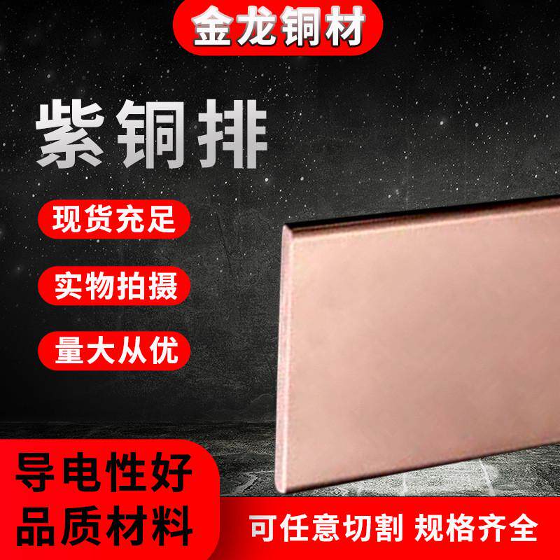 铜排 T3T2无氧镀锡 紫铜排 可分切机房接地母线软铜排 接地紫铜排