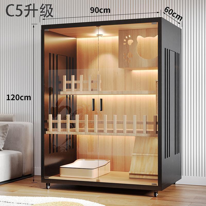 房子木质猫别墅猫笼子猫柜猫窝猫猫笼别墅猫屋猫猫窝猫咪柜猫城堡