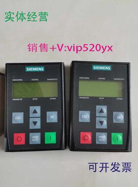 现货供应西门子G120功率单元控制操作面板6SL3255-0AA00-4CA1（英