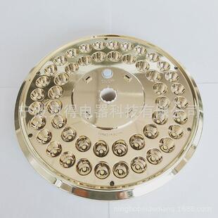 新款细条纹电镀48led户外灯旗杆太阳能旗帜灯帐篷野营灯伞顶灯