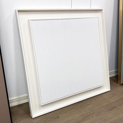 双层免装裱油画框带画布外框亚麻油画布成品丙烯肌理画框