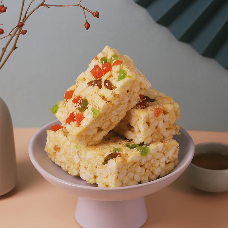 官方旗舰店桂顺斋沙琪玛清真手工牛乳葡萄干蜂蜜早餐办公室