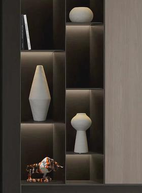 创意轻奢酒柜摆件办公室电视柜客厅玄关书房套装软装树脂家居装饰