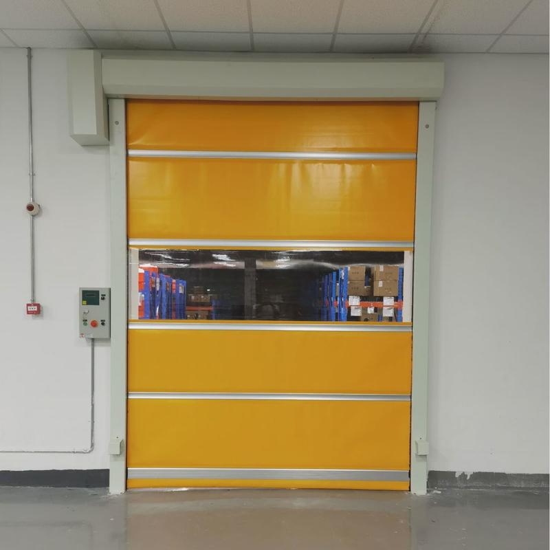 pvc快速卷门堆积门硬质自动升降卷帘门工业车间无尘卷闸门厂家