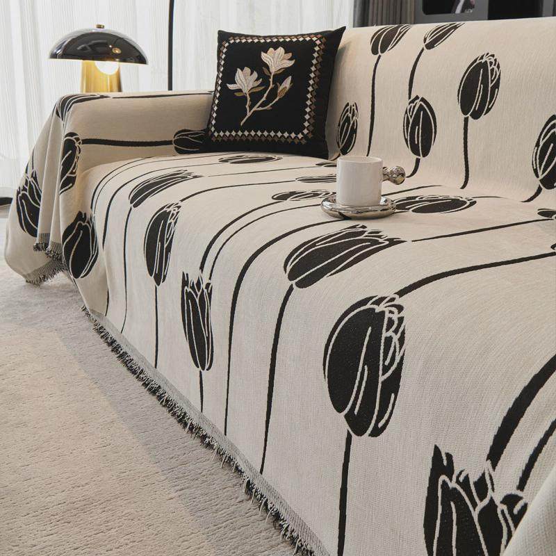 (曼悠)高档雪尼尔沙发巾防尘防滑四季通用防猫抓沙发坐垫时尚简约,居家布艺,沙发垫,淘宝优惠券,粉丝福利购,淘宝优惠卷