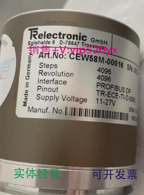 现货供应全新TRelectronic帝尔编码器CEW58M-00016议价