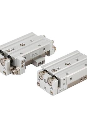 smc型mxq16-30as滑台气动气缸mxq6-10at循环式直线导轨导轨滑台