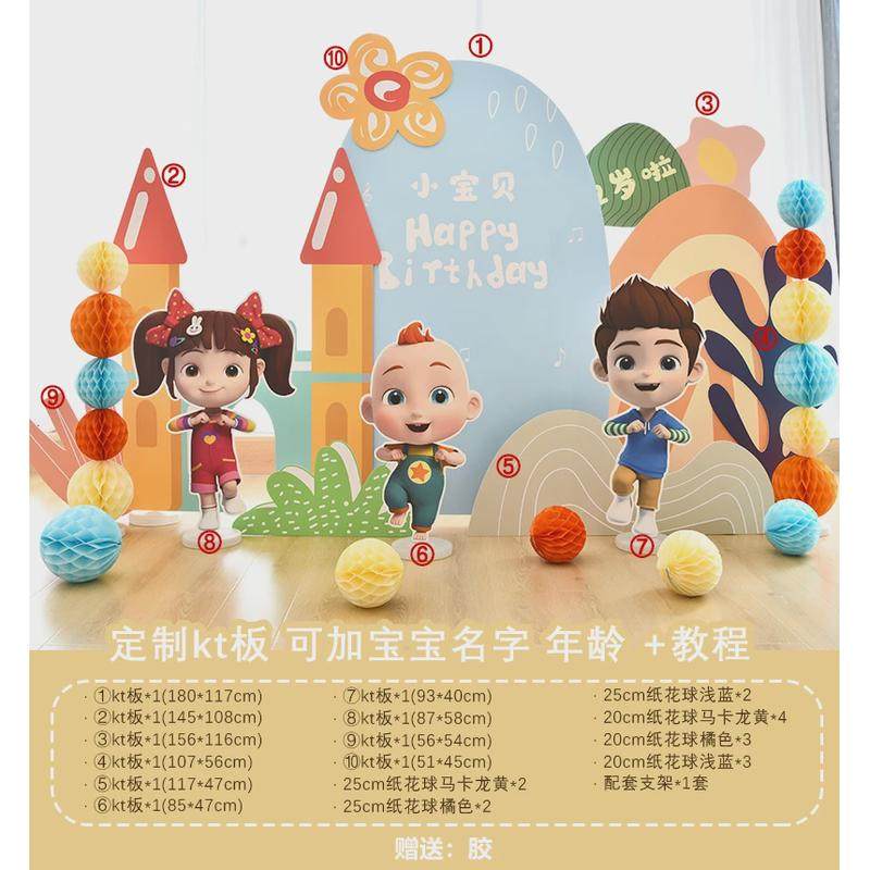 周岁生日气球装饰场景男孩女孩百天场景布置酒店kt板背景墙,节庆用品/礼品,气球,淘宝优惠券,粉丝福利购,淘宝优惠卷