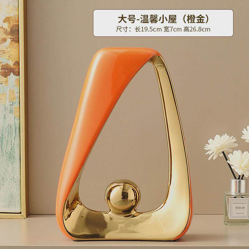 工艺品高档现代家居新房子客厅电视柜酒柜入门玄关摆件装饰品轻奢