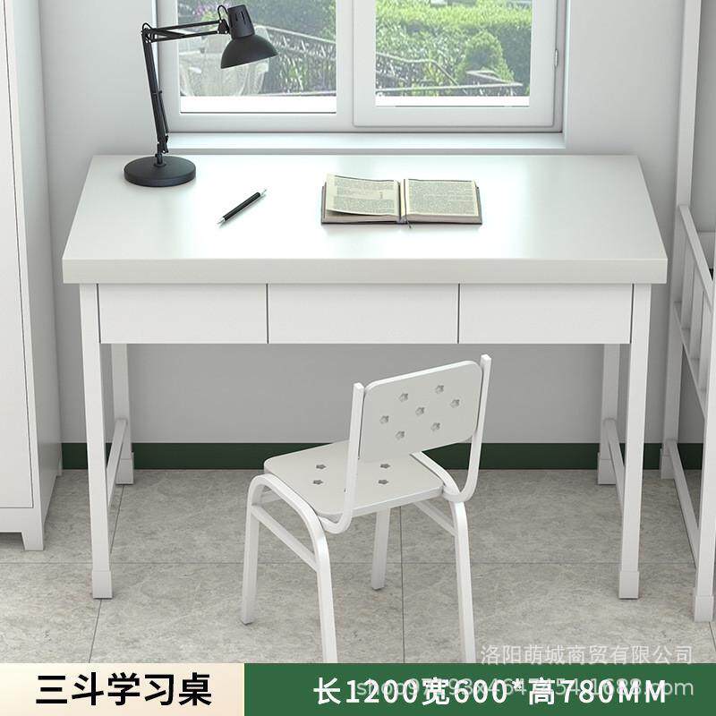 制式双层床铁架床营具高低床钢制上下铺床营具单层床办公桌储物柜