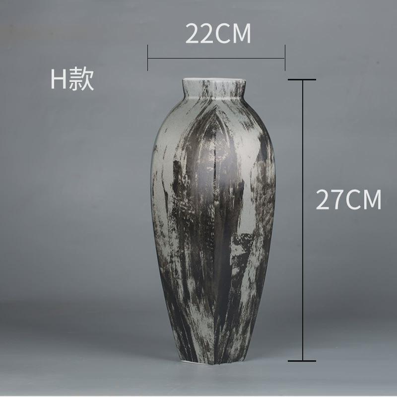 新中式陶瓷花瓶插花家居装饰品创意现代客厅酒柜玄关花器摆件