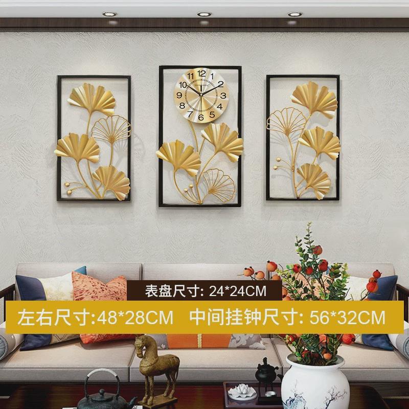 a11装饰钟表客厅挂钟创意背景墙壁壁挂时尚现代时钟新中式壁饰挂
