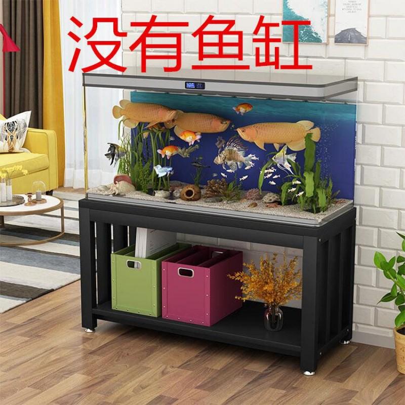 鱼缸柜鱼缸底柜底座小型客厅放简易的架子钢木防水家用鱼缸架