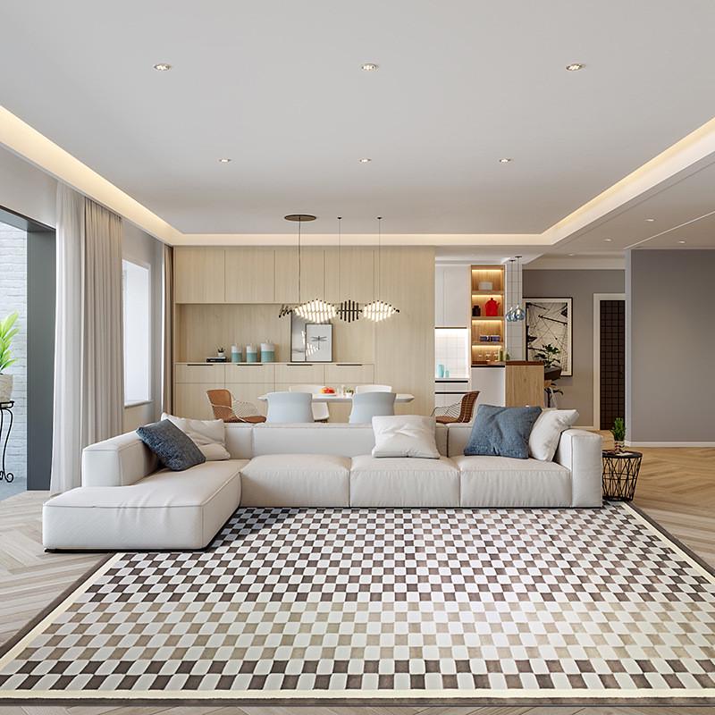 工厂现代简约茶几大铺家用整轻奢地毯高级全铺羊毛客厅卧室地毯