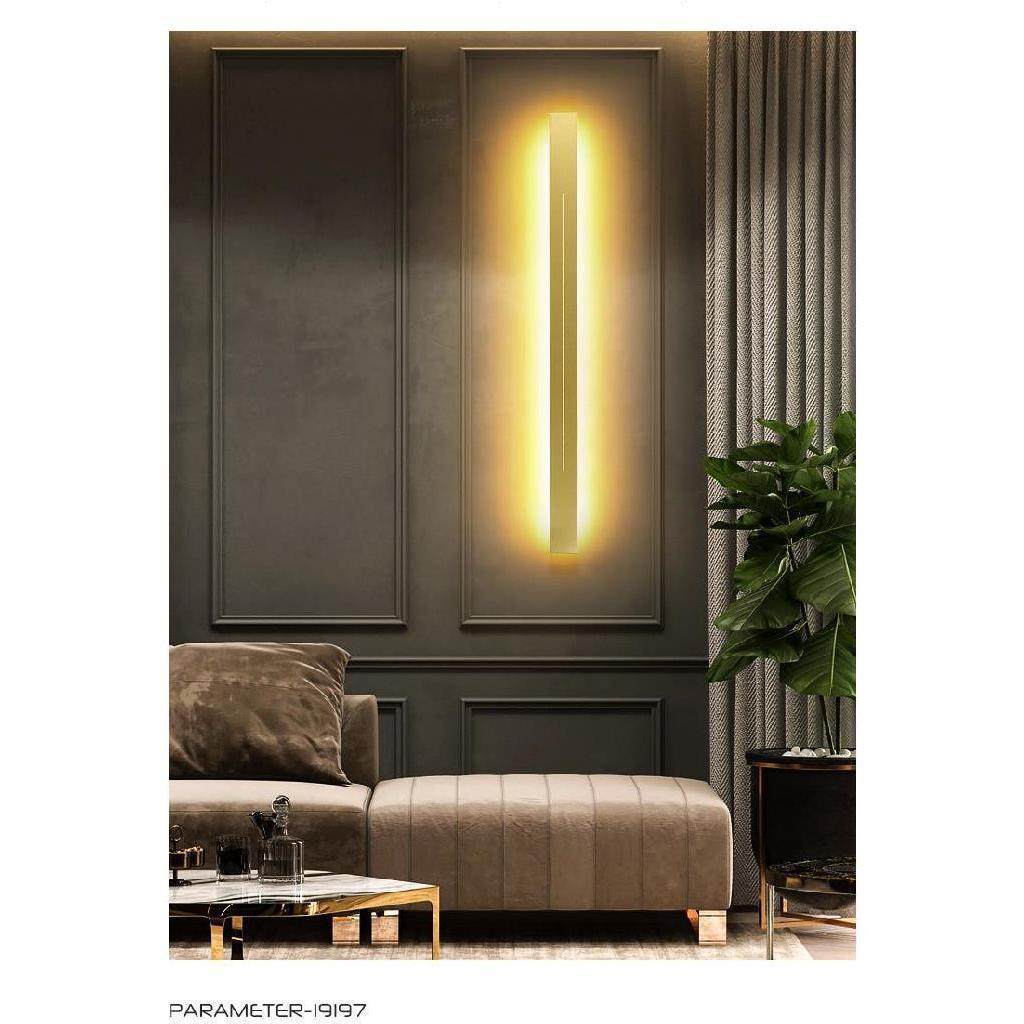 外墙壁灯极简室外室内长条灯别墅围墙大门壁灯庭院柱子室内洗墙灯