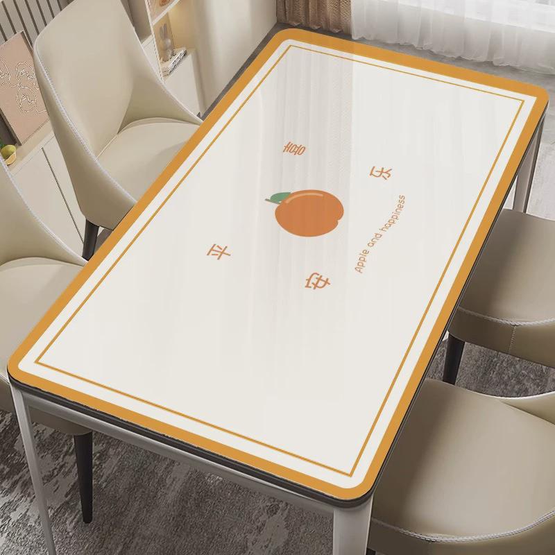 gz6m桌布免洗防水防油保护垫长方形轻奢防烫桌面茶几pvc软玻璃餐