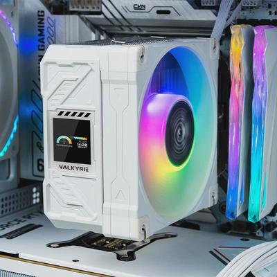 VK 瓦尔基里 AL125单塔屏显风冷CPU散热器 4热管LCD 支持神光同步