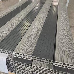 3d压花园别墅户外塑木地板压花仿木纹阳台庭院纹走廊地板长条拼接