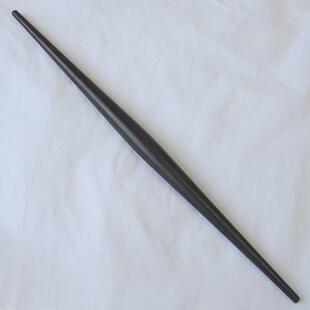 树妮紫光檀用鱼肚型两头尖擀饺子皮家用擀面杖檀木擀面棍擀面轴子