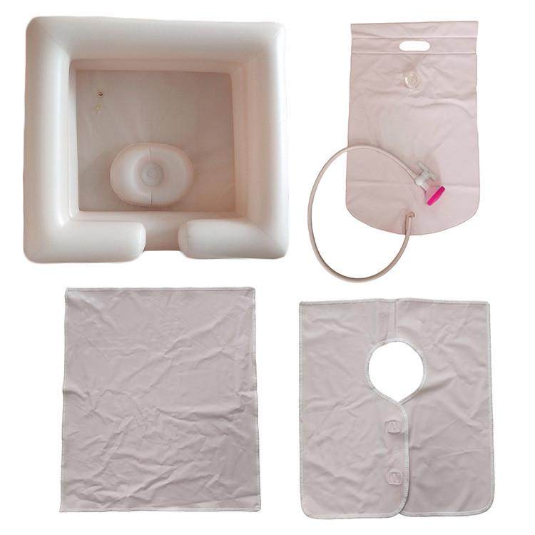 pvc充气洗头盆老人卧床便捷洗头四件套双层槽护理洗头盆,家庭/个人清洁工具,足浴盆/足浴桶,淘宝优惠券,粉丝福利购,淘宝优惠卷