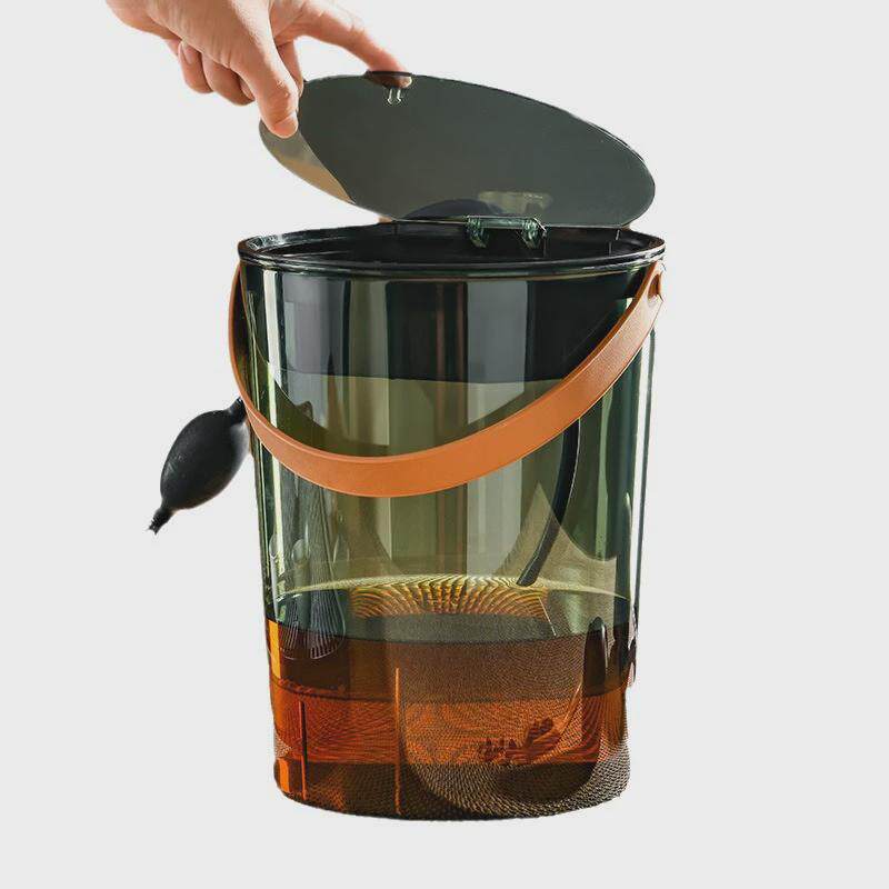 茶水桶分离茶渣茶道茶台垃圾筒功夫茶具配件家用废水桶过滤排水桶