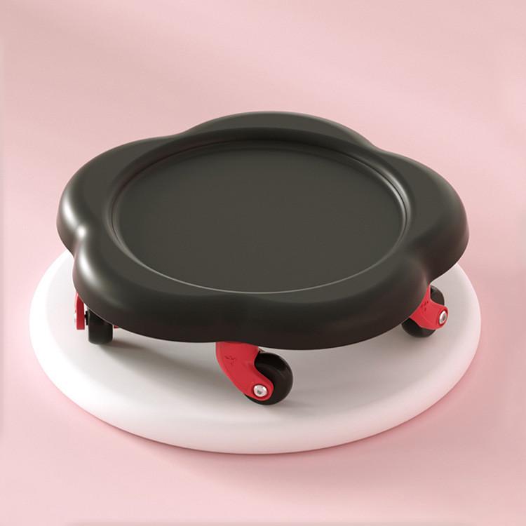 五轮万向健腹盘健身静音滑行盘腹肌盘多功能健腹器滑行盘健身器材