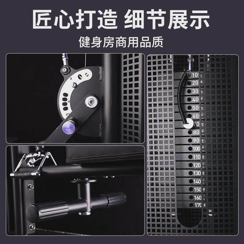 高位下拉训练器锻炼背部高低拉背肌训练器健身房商用高拉背器材