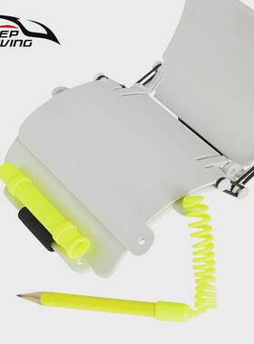 水下手腕式三页潜水写字板手写记事本沟通记录书写板技潜xzb-921