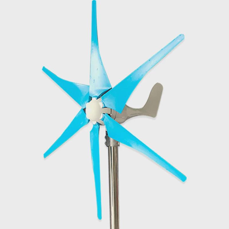 400w微风启动小型风力发电机水平轴风光同步家用互补三相风力发电